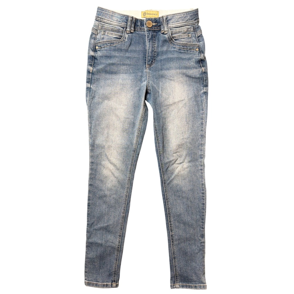 Democracy Jeans Womens 4 Ab Technology Blue Skinny Stretch B2279N3XHXX
